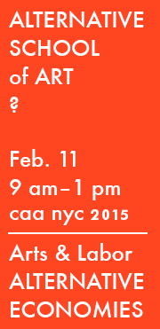 Alternatives-ReadingGroup Alternative School of Art? CAA 2015 Workshop